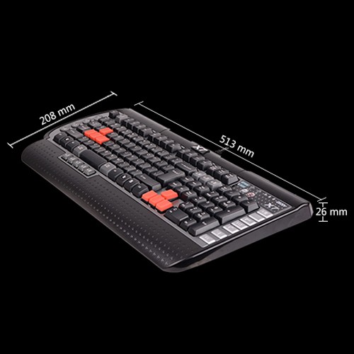 A4 Tech X7-G800V Süper-Kombo15 USB Gaming Klavye - incehesap.com