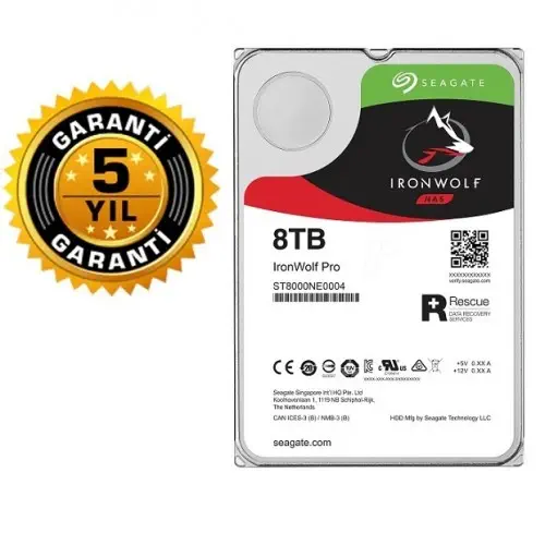 Seagate IronWolf Pro ST10000NE0004 Nas Disk