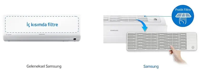Samsung AR7500 AR09MSSDCWK/SK 9.000 Btu Inverter Klima