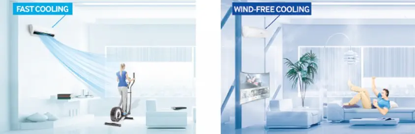 Samsung AR9500 AR12MSPXBWK/SK 12.000 Btu Wind-Free Inverter Klima