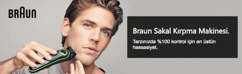 Braun BT 3041 Saç Sakal Şekillendirici + Gillette Fusion5 ProGlide