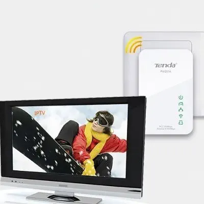 Tenda PW201A+P200 Homeplug Wireless Kit