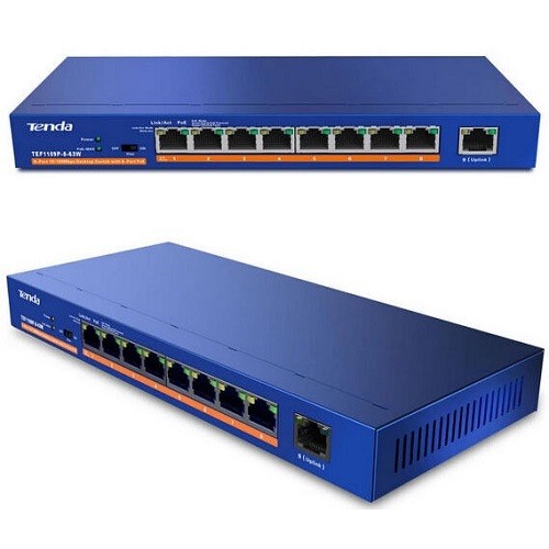 Tenda TEF1109P 9 Port Yönetilemez Switch