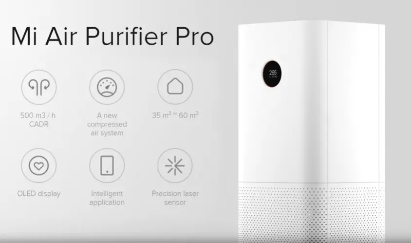 Xiaomi Mi Air Purifier Pro Akıllı Hava Temizleyici