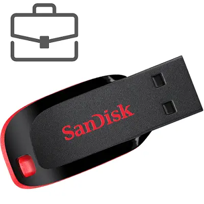 Sandisk Cruzer Blade SDCZ50-032G-B35 USB Flash Bellek