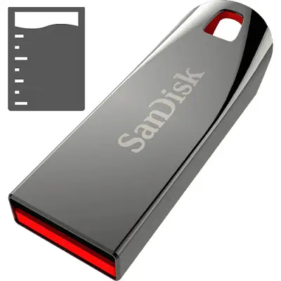 Sandisk SDCZ71-064G-B35 64GB USB Flash Bellek