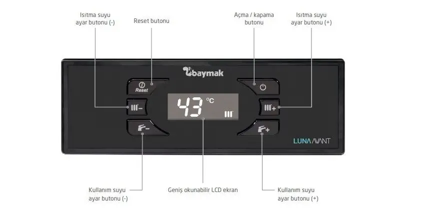 Baymak Luna Avant 24 Fi Yoğuşmalı Kombi