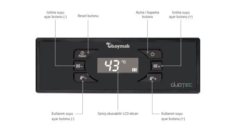 Baymak Duotec Compact 30 Premix Tam Yoğuşmalı Kombi