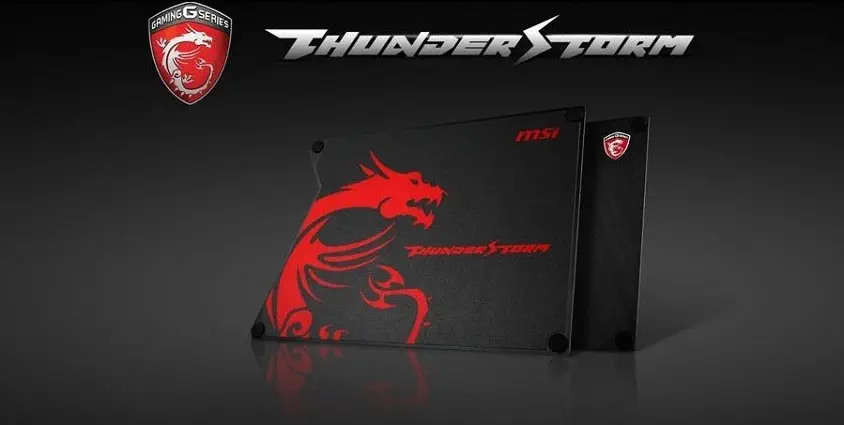 Msi Thunderstorm Aluminum Gaming Mouse Pad