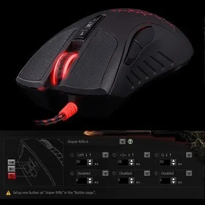 Bloody A9081 Gaming Mouse MousePad Set