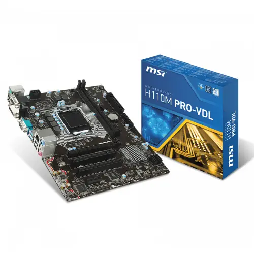 MSI H110M PRO-VDL mATX Anakart