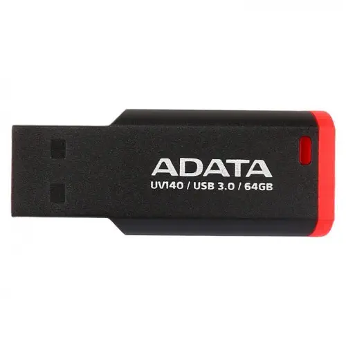 Adata UV140 AUV140-64G-RKD Siyah-Kırmızı Flash Bellek