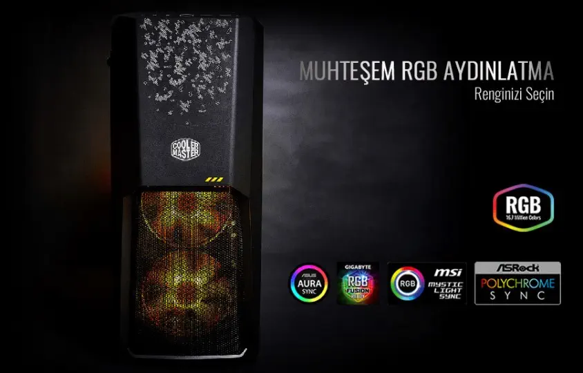 Cooler Master MasterBox MB500 TUF Edition RC-MCB-B500D-KGNN-TUF Gaming Kasa