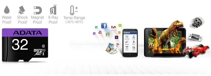 ADATA Premier AUSDH32GUICL10-RA1 32GB MicroSDHC/SDXC Hafıza Kartı