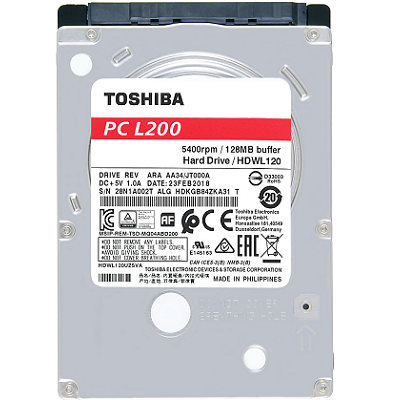 Toshiba L200 HDWL110UZSVA 1TB Harddisk