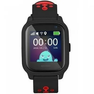 Sentar V82S GPS Telefon Özellikli Su Geçirmez Kameralı Siyah Akıllı Çocuk Saati