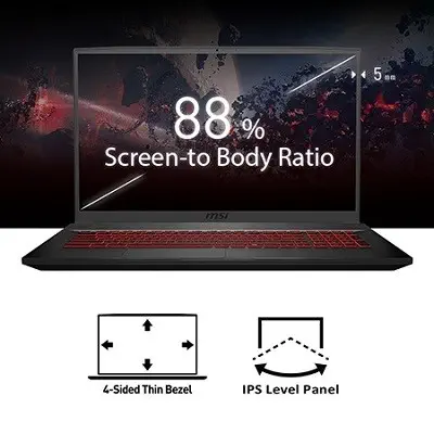 MSI GF75 Thin 8SC-206XTR Gaming Notebook