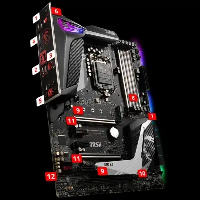 MSI MPG Z390 Gaming Pro Carbon Gaming Anakart