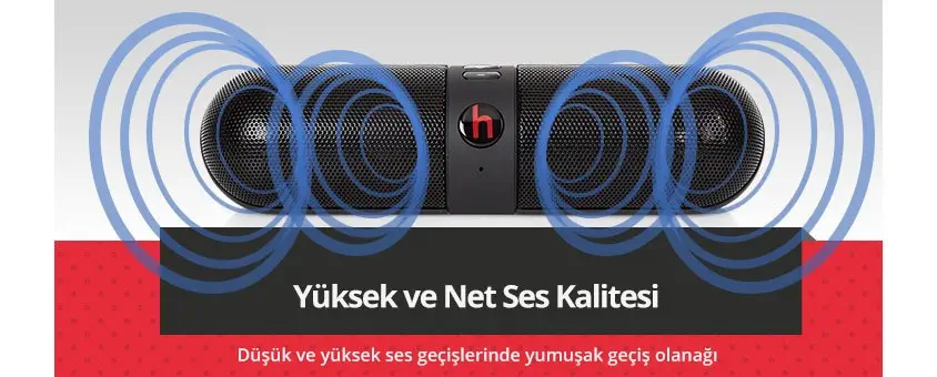 Hiper BT-90S Kapsül Siyah Bluetooth Hoparlör