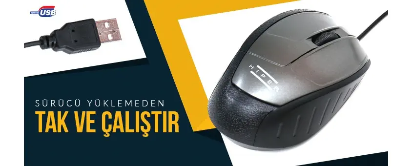 Hiper M-390 Siyah Mouse