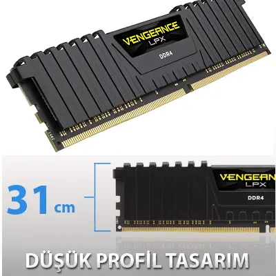 Corsair CMK16GX4M2E3200C16 Ram Bellek