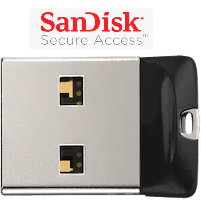 Sandisk Cruzer Fit SDCZ33-064G-G35 Flash Bellek