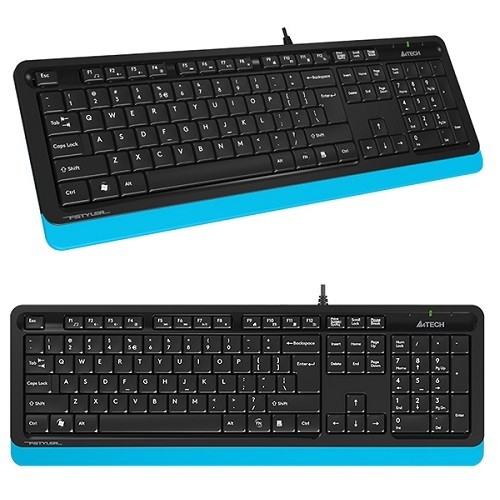 A4 Tech FK10 TR Q USB Mavi Multimedya Kablolu Klavye