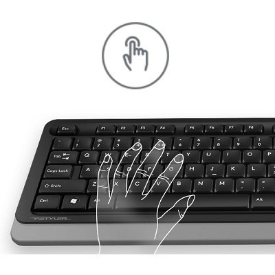 A4 Tech FK10 TR Q USB Mavi Multimedya Kablolu Klavye