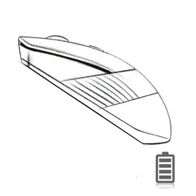 A4 Tech FG10 Kablosuz Mavi Mouse