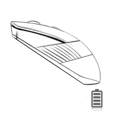 A4 Tech FG10 Kablosuz Turuncu Mouse