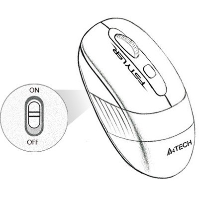 A4 Tech FG1010 Turuncu Kablosuz Klavye Mouse Set