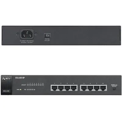 Zyxel ES1100-8P 8 Port 10/100Mbps Yönetilemez Switch