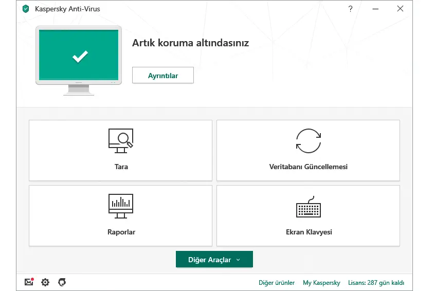 Kaspersky Antivirüs 2019 Türkçe 2 Kullanıcı 1 Yıl