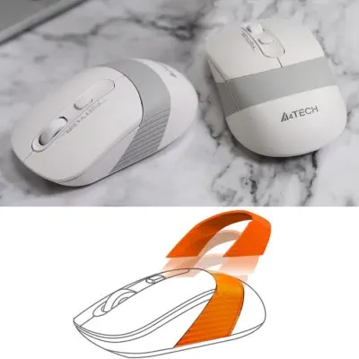 A4 Tech FG1010 USB TR Q Beyaz Kablosuz Klavye Mouse Set