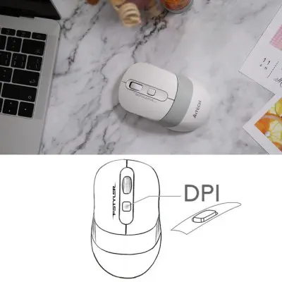 A4 Tech FG1010 USB TR Q Beyaz Kablosuz Klavye Mouse Set