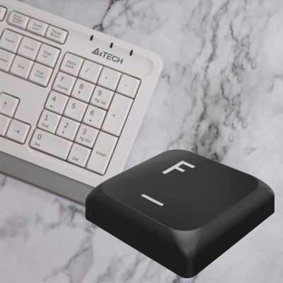 A4 Tech FG1010 USB TR Q Beyaz Kablosuz Klavye Mouse Set
