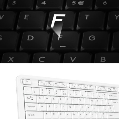 A4 Tech FG1010 USB TR Q Beyaz Kablosuz Klavye Mouse Set