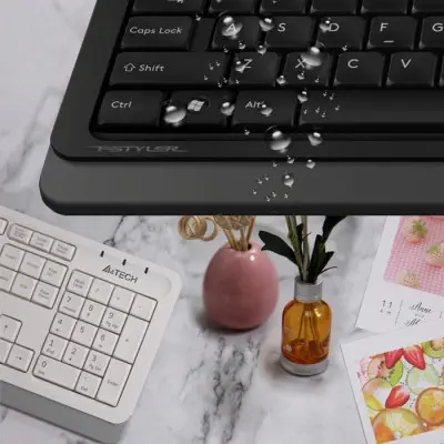 A4 Tech FG1010 USB TR Q Beyaz Kablosuz Klavye Mouse Set