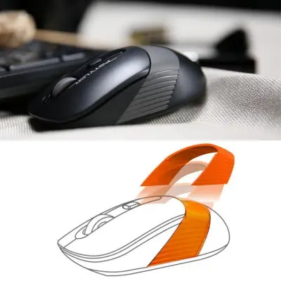 A4 Tech FG1010 USB TR Q Gri Kablosuz Klavye Mouse Set 