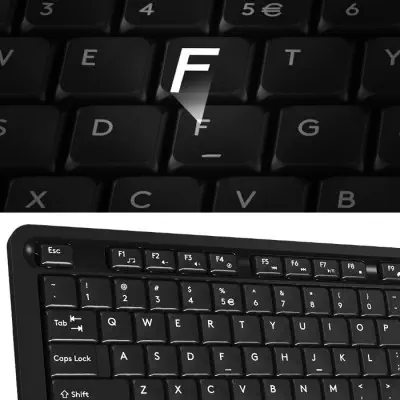 A4 Tech FG1010 USB TR Q Gri Kablosuz Klavye Mouse Set