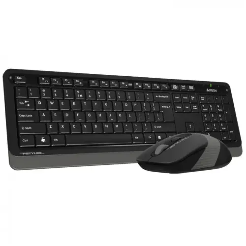 A4 Tech FG1010 USB TR Q Gri Kablosuz Klavye Mouse Set 