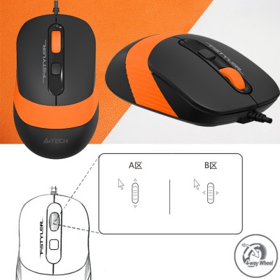 A4 Tech F1010 Turuncu Klavye Mouse Set