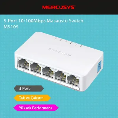 Mercusys MS105 5-Port Desktop Switch
