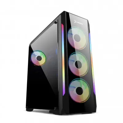 GamePower Wraith 4x120mm ARGB Fan ARGB LED Bar Gaming ATX RGB Kontrolcüsü ve Uzaktan Kumanda Kasa