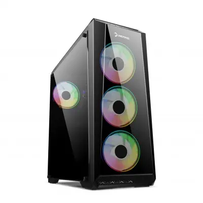 GamePower Crimson Guard 4x120mm ARGB Fan Gaming ATX Kasa RGB Kontrolcü ve Uzaktan Kumanda