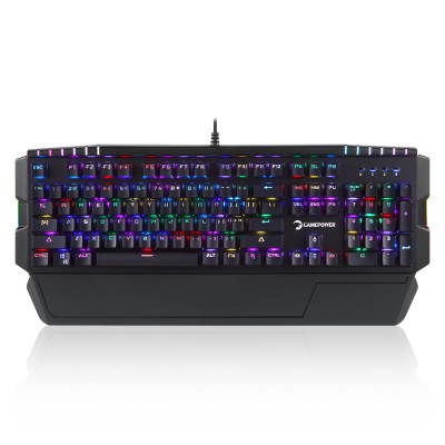 GamePower Katana Outemu Red Switch USB RGB Gaming Mekanik Klavye English Q Layout