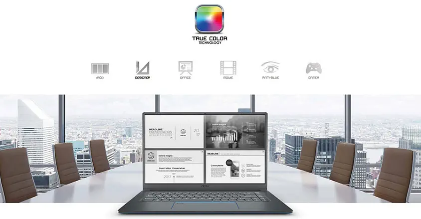 MSI PS63 Modern 8RD-263TR i7 15.6″ Windows10 Notebook
