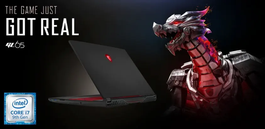 MSI GL65 9SD-033XTR Gaming Notebook