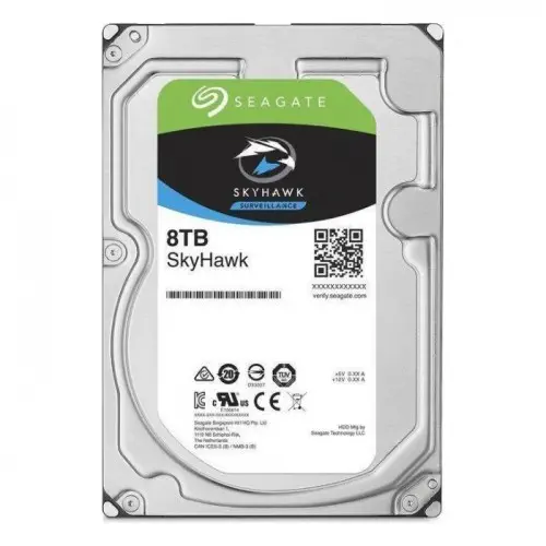 Seagate Skyhawk Surveillance ST8000VX004 8TB 3.5″ SATA 3 Güvenlik Diski