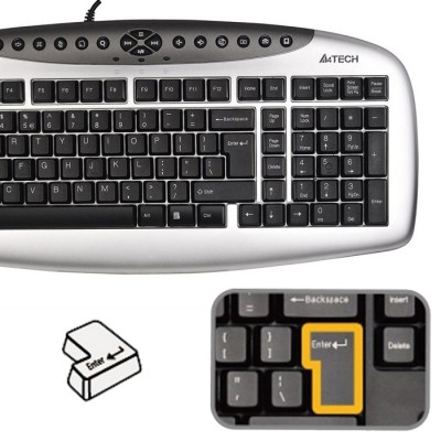 A4 Tech KB-2103D Q PS/2 Klavye Mouse Seti